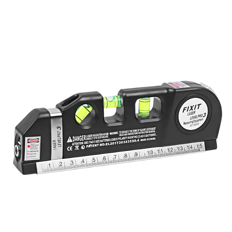 Laser Measuring Tape Digital 100m with Rechargeable Battery & Level Tool