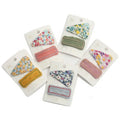 Simple Children Hair Accessories Soft Wool Flower Hair Clips Oval Crochet Clips for Kids Girls