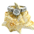 Trending Jewelry New Arrivals Stainless Steel Engagement Rings Ladies Diamonds Ring 18k Gold Rings for Women