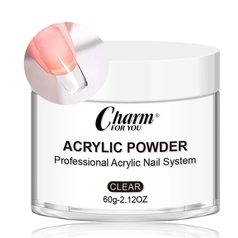 Charm for You 60g High Quality Self Level Acrylic Powder 3 Color Nail Acrylic Uv Nail Art