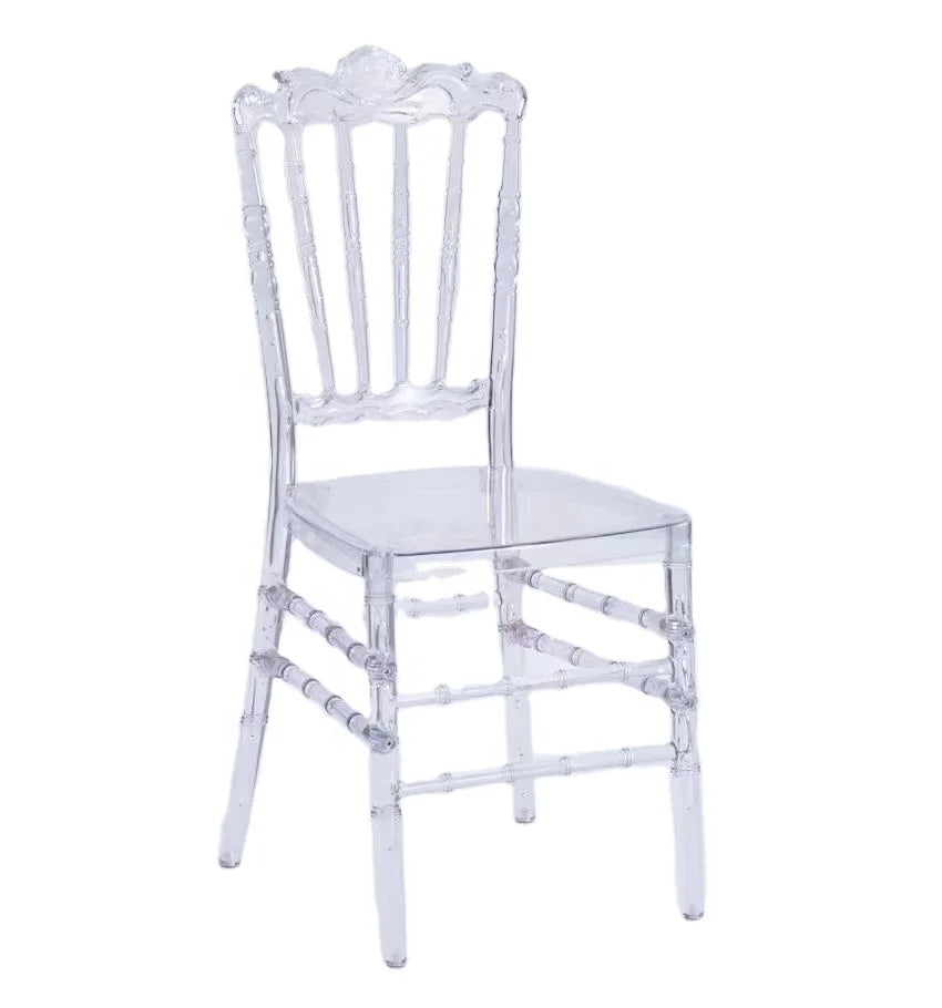 Cheap Price Stacking Outdoor Hotel Banquet Event Party Resin Plastic Acrylic Transparent Clear Crystal Wedding Chair
