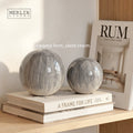 Merlin Living Nordic Home Decor Flower Glazed Ball Ceramic Decoration for Living Room Decoration Accessories