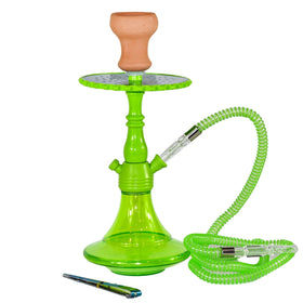 Wholesale Fashion Portable Small Acrylic Hookah Shisha Cheap Plastic Hookah Cup with Mirror Technique Mix Color