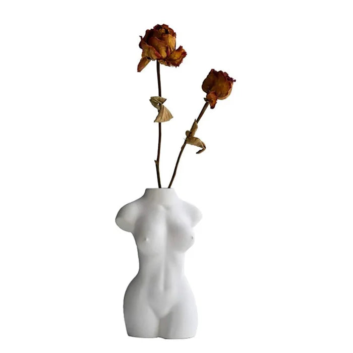 Wholesale Body Flower Vase Hand-Made Sculpture Vase Decor Vase for Home Office Wedding Party Holiday