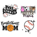 Ready to Heat Press Iron on Vinyl Sticker Custom Sports Designs Plastisol Screen Print Heat Transfers logo for t Shirts