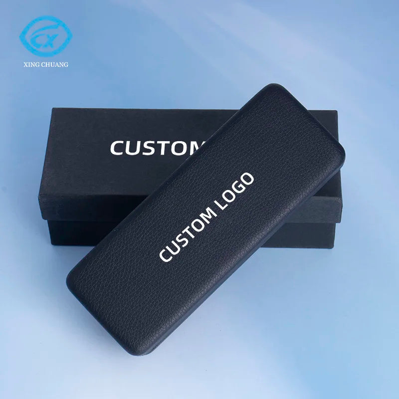 Factory Sale Black Eyeglasses Hard Case Custom logo Sunglasses Storage Paper Box Microfiber Cloth Glasses Cases Set