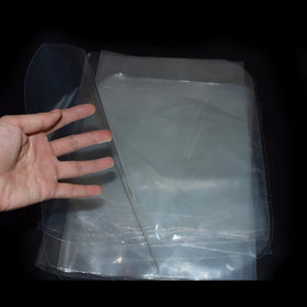 In Stock Logo Printed PVC Transparent Heat Shrink Film Bags Wholesale Clear POF Heat Shrink Flim for Bottle Jar Shoes Packaging