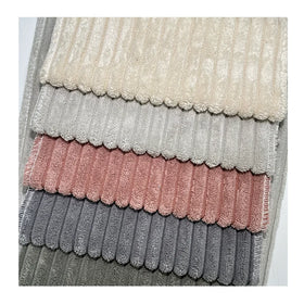 Home Decor Fabric Polyester Upholstery Velvet Corduroy Fabric Manufacturers Corduroy Fabric Wholesale for Sofa