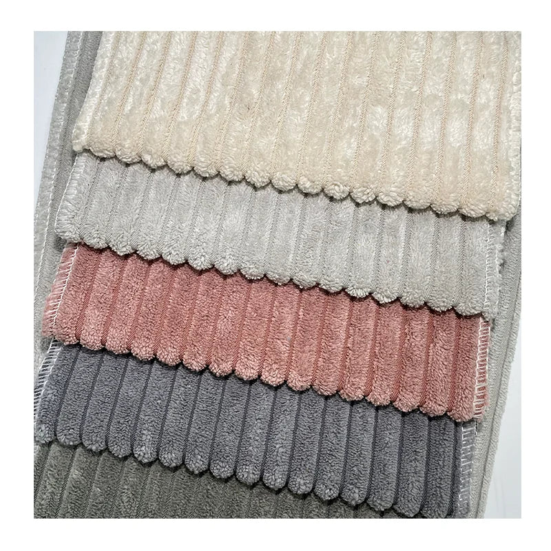 Home Decor Fabric Polyester Upholstery Velvet Corduroy Fabric Manufacturers Corduroy Fabric Wholesale for Sofa