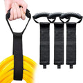 Heavy-Duty Elastic Hook Loop Cord Carrying Strap Hanger Organizer Handle Extension Cords Storage Straps Hose Organizer 100%