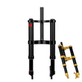 Bike Front Fork 12*4.0 Tire 135mm* 9mm Aluminum Alloy Air Front Fork for Bicycle Front Fork