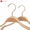 Lavinia Men Wide Shoulder Suit Coat Hotel Clothing Store Anti-slip Wood Hangers for Hotels Boutique Clothes Hangers