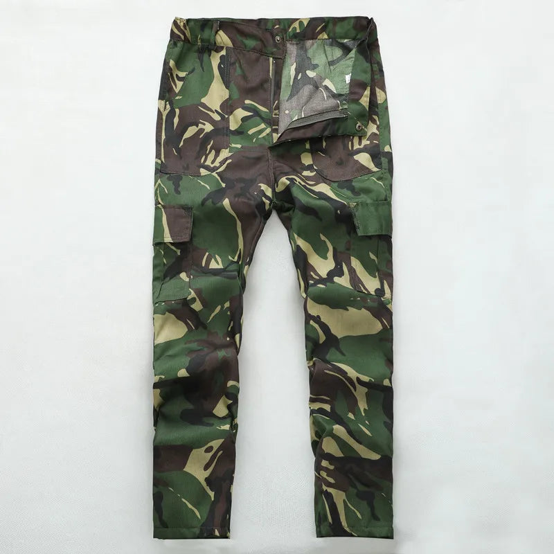 New Style Men Casual Camo Pants With Pockets Combat Trousers Pants