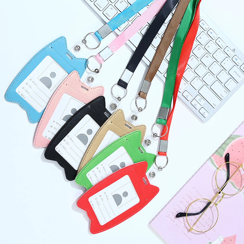 Bulk Premium Leather ID Badge Holders for Business Marketing Corporate Gifts Trade Shows & Promotions Company Branding