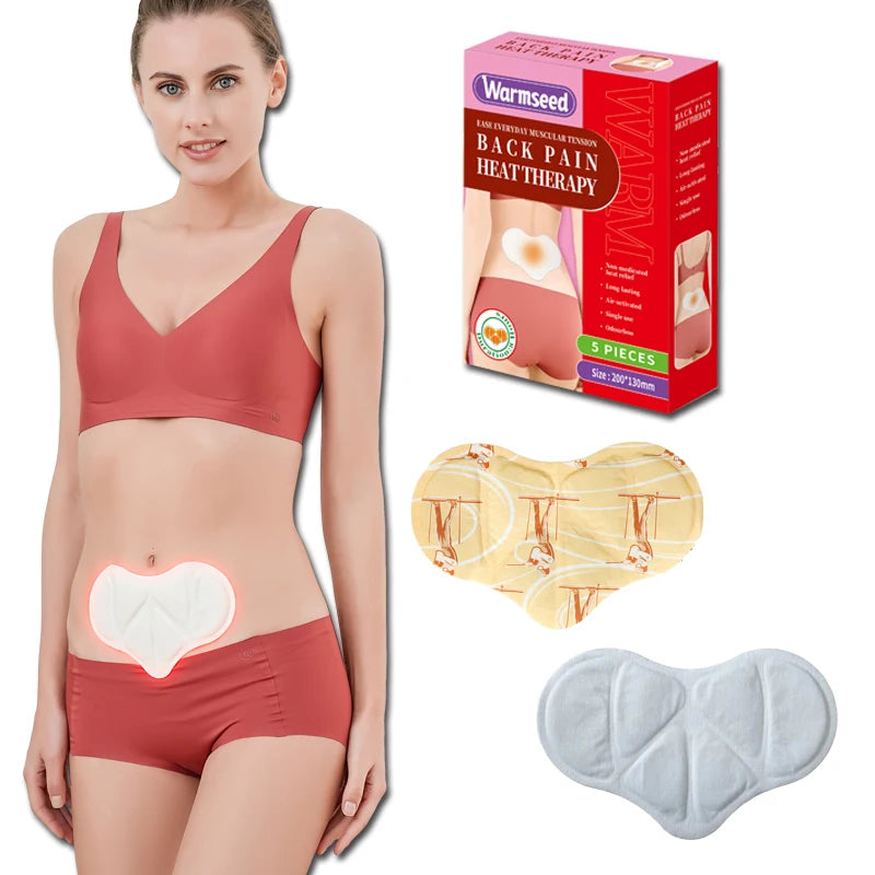 Menstrual Heating Pads Period Pain Relief Adhesive Heat Therapy Patches for Menstrual Cramps Back Pain