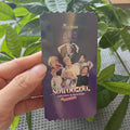 Wholesale Custom Holographic Paper Glitter Travel Zip Cinema Photo Kpop Ticket Both Side Printing Cardboard Greeting Card Model