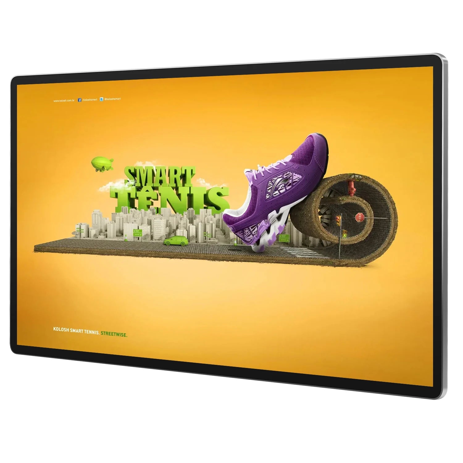 Custom 43" Indoor Wall Mounted Touch Screen Advertising Monitor Digital Signage Android  LCD Display 43 Inch