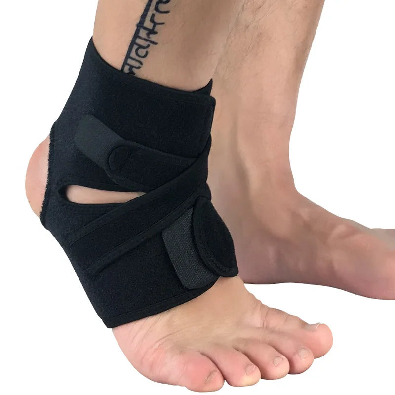 Outdoor Running Cycling Basketball Sports Anti-sprain Ankle protection Guard Sprain Injury Recovery Compression Brace Wrap Strap