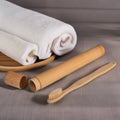 Factory Custom Wholesale Eco-Friendly Soft Bamboo Toothbrush Biodegradable Wood Toothbrush in Box for Home or Travel