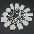 Wholesale Custom Blank Metal Keychain Laser Engraving logo Personalized Key Chain for Souvenir