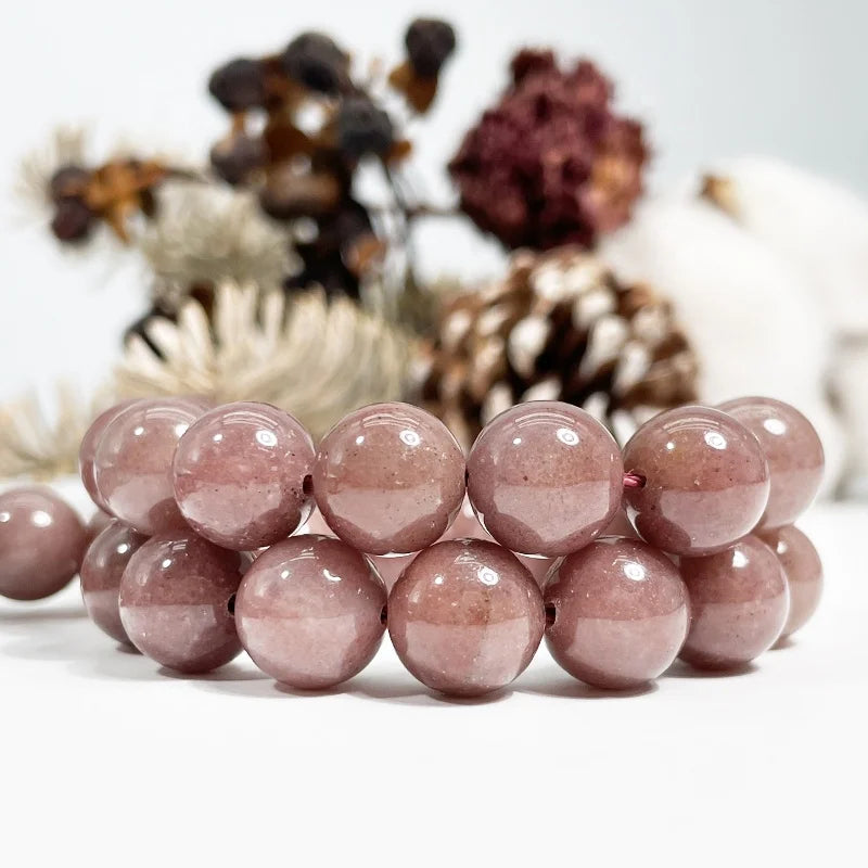 Wholesale Natural a Grade Purple Quartzite Beads for Jewelry Making Round Purple Quartzite Gemstone Beads