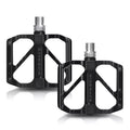 RIDERACE Bicycle Pedals DU Bearings Ultralight Aluminum Alloy Non-Slip Nails Mountain Road Bike Pedals Cycling Accessories