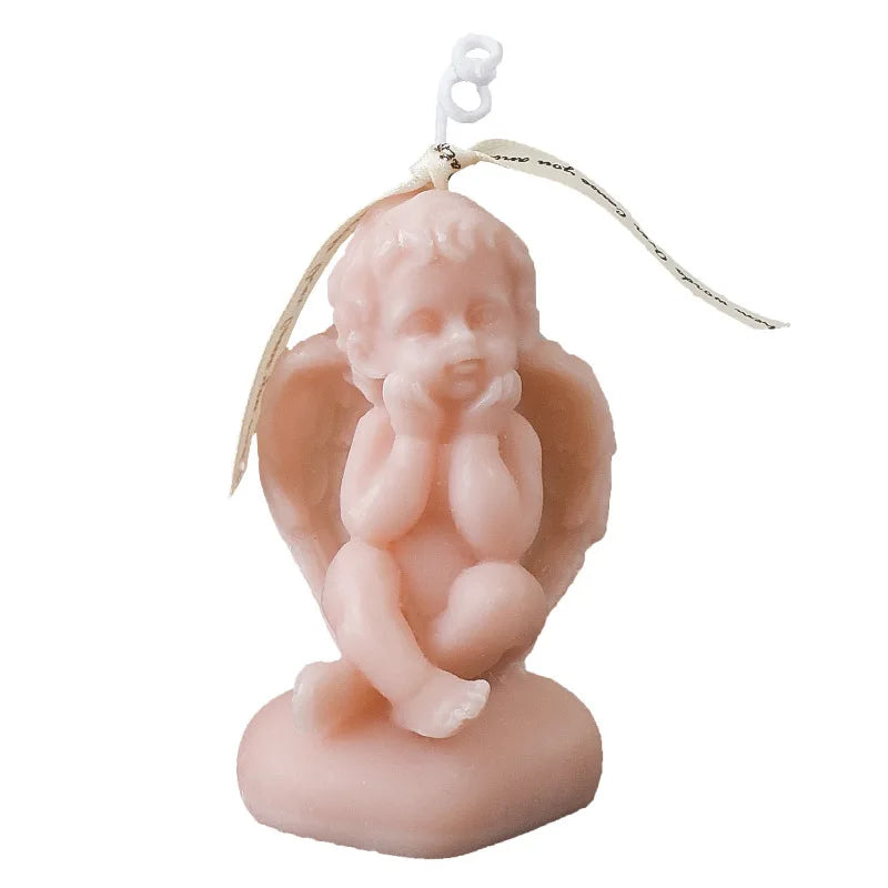 Handmade Luxury Angel Scented Soy Wax Candles Eco-friendly Christmas Birthday Souvenir Gifts Wholesale Custom Small Ornaments