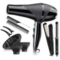 Professional Salon Matt Black Hair Dryer with Removable Hair Blower 2200W