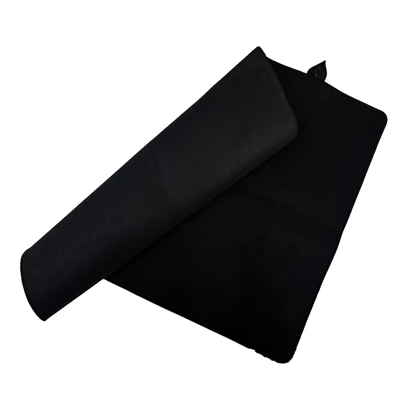 Full Electric Stove Top Oven Cover Thick Rubber Mat Heat Resistant Cooktop Protector Black Non-Slip Dishwasher Safe