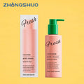 Wholesale White PET Shower Gel Bottle 100ml 150ml 200ml Plastic Lotion Pump Bottle Cylinder Shampoo and Conditioner Packaging