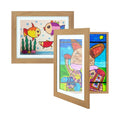 Kids Art Frames Box for 10x12.5in Picture Horizontal or Vertical Display Front Opening Wall Display for Artworks Kids Drawings