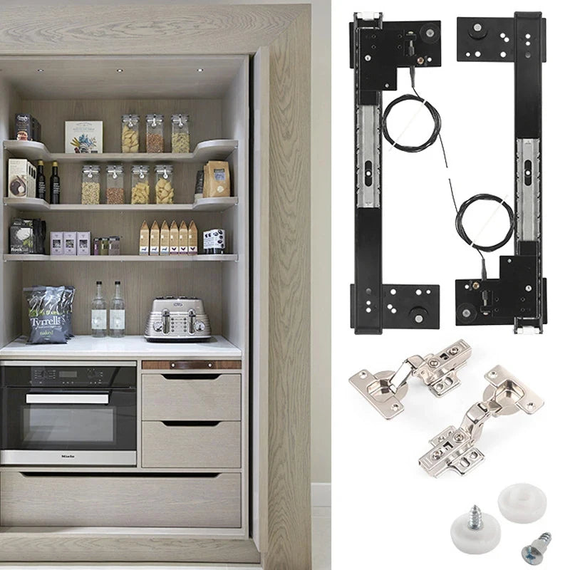 Concealed Pocket Door Slide System Hardware Pocket Door Slide System Pocket Door Hardware System Pivoting Sliding