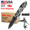 Good Quality Custom Outdoor New Camping Folding Black Mutiltool Pliers Tactical Portable Mutiltifuntion Pocket Knife for Hunting
