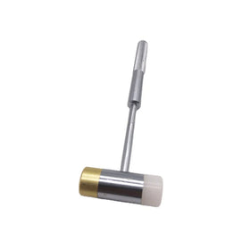 Simei No.62005-1 4OZ DIY Grade Machinist Hammer Anti-Explosion Double-Face Copper/Nylon Tips Knurling Steel Handle OEM Supported