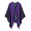Factory Wholesales Ladies Ponchos De Lana Blanket Poncho Women Cape Shawl Pashmina