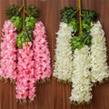 N-0035 Wedding Party Garden White Pink Purple Artificial Wisteria Hanging Garland Silk Flowers