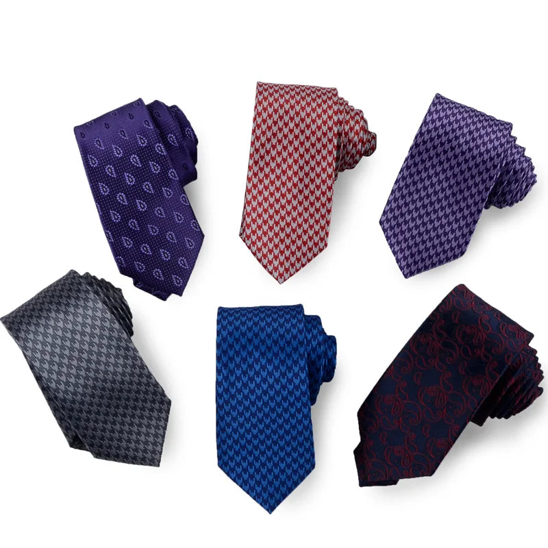 2026 Chinese Manufacturer Wholesale Handmade Men's Business Necktie Custom Logo Polyester Jacquard Tie for Men