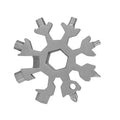 IRONDONKEY Sale Compact Portable Outdoor Bike Tools Maintenance Multi-Tool Keychain Stainless Steel Snowflakes Compact Tool