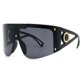 New Trendy Big Frame Shades Oversize Fashion Pink Type PC UV400 Sun Glasses Sunglasses Women Men 2025
