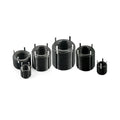 Black Threaded Key Locking Thread Insert Carbon Steel 4 Key Pins Fully Threaded Right Hand Metric Thin-Walled Durable M5-M12