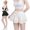White Pleated Women Tennis Skirt Made in China for Training Sports Essential Equipment Active Wear Tracksuit High Quality Skirt