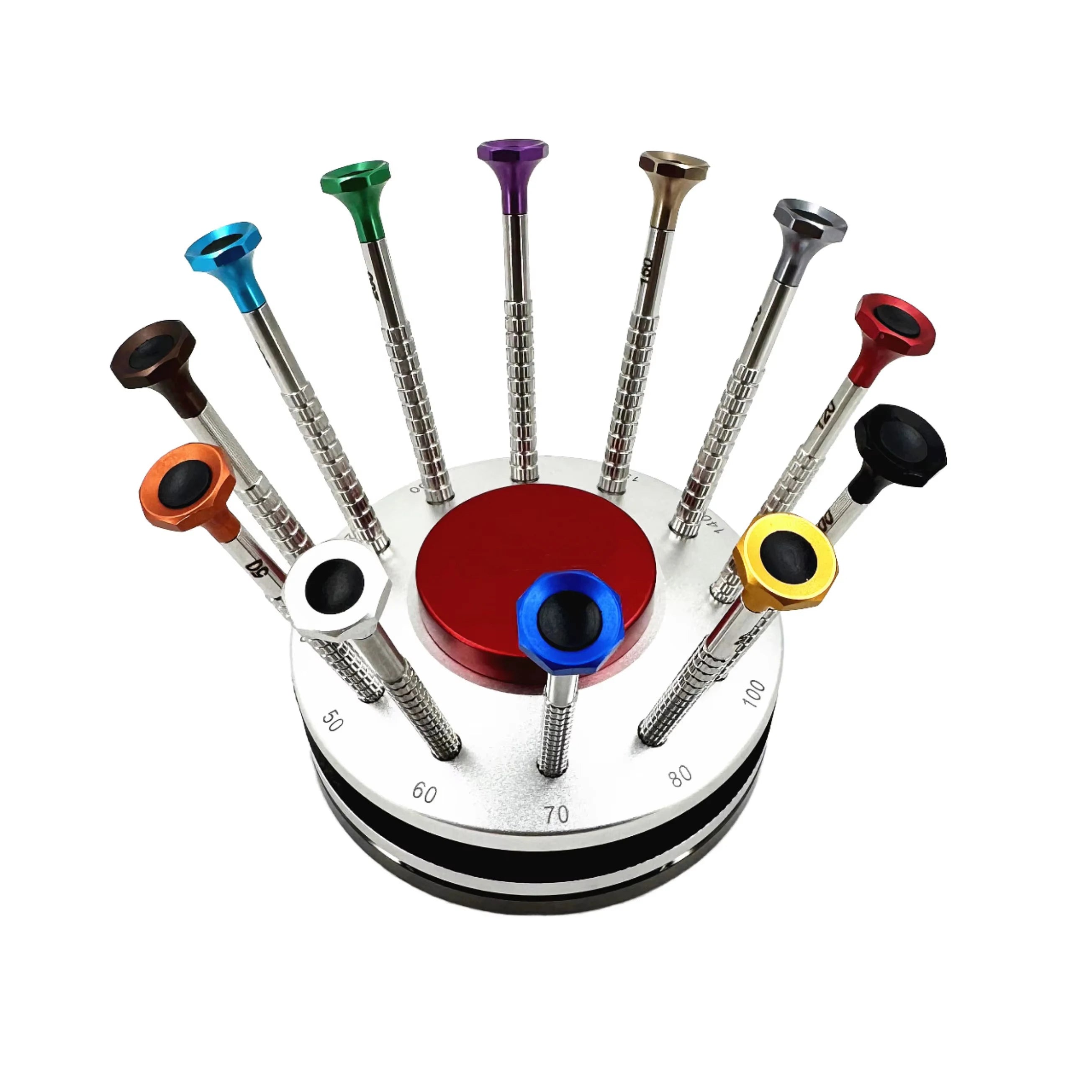 10 in 1 Rotating Stand Repairing Screwdrivers Set for Watch New Design Watch Screwdriver with 10 Pcs of Blades