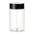 PET Plastic Wide Mouth Jars Flip Top Cap UV Printed Food Storage Canned Food 8oz 16oz 32oz Refillable Clear Containers Candy Tea