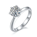 Cheap Factory Price Distinctive Moissanite Ring 925 Excellent Cut Diamond Ring  for Girl