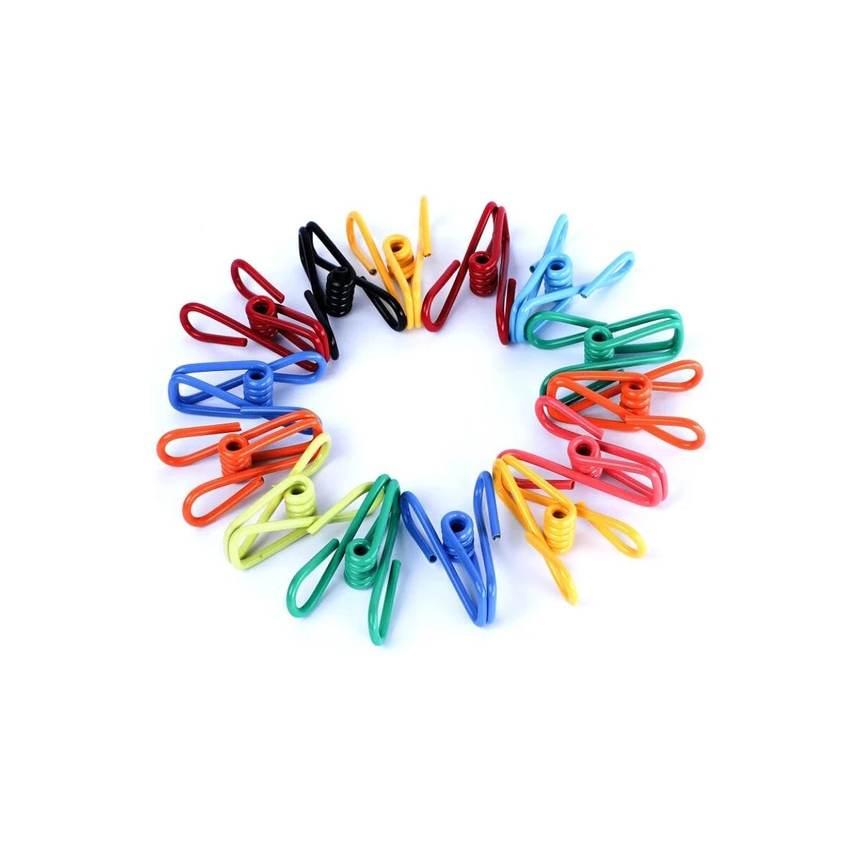 PVC Coated Bag Spring Clips Multipurpose Spring Clips Hook Tie Wire Rope Plastic Cable Clip Metal Supplier