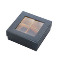 Eco-Friendly Small Folding Kraft Paper Boxes Chocolate Wedding Candy Cookie Gifts Embossed Folding Kraft Folder Empty Packaging