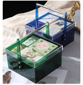 Custom Color Acrylic Gift Box Gift Storage Box with Lid Square Portable Acrylic Box