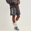 High Quality Sports Gym Shorts Men Custom logo Summer Casual Heavyweight Cotton Drawstring Shorts Men