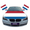 Promotional Product Hot Sale 100%Polyester Netherlands Car Hood Flag with Car Rear Mirror Cover Netherlands Car Hood Cover Flag