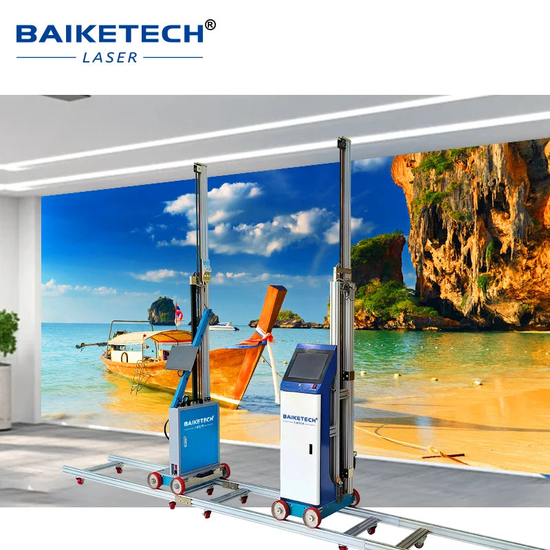 Hot Selling UV Printing Robot Sale Automatic 3D Laser Vertical AI Wall Printer Touch Screen
